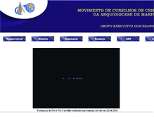 Tablet Screenshot of cursilhomaringa.com.br